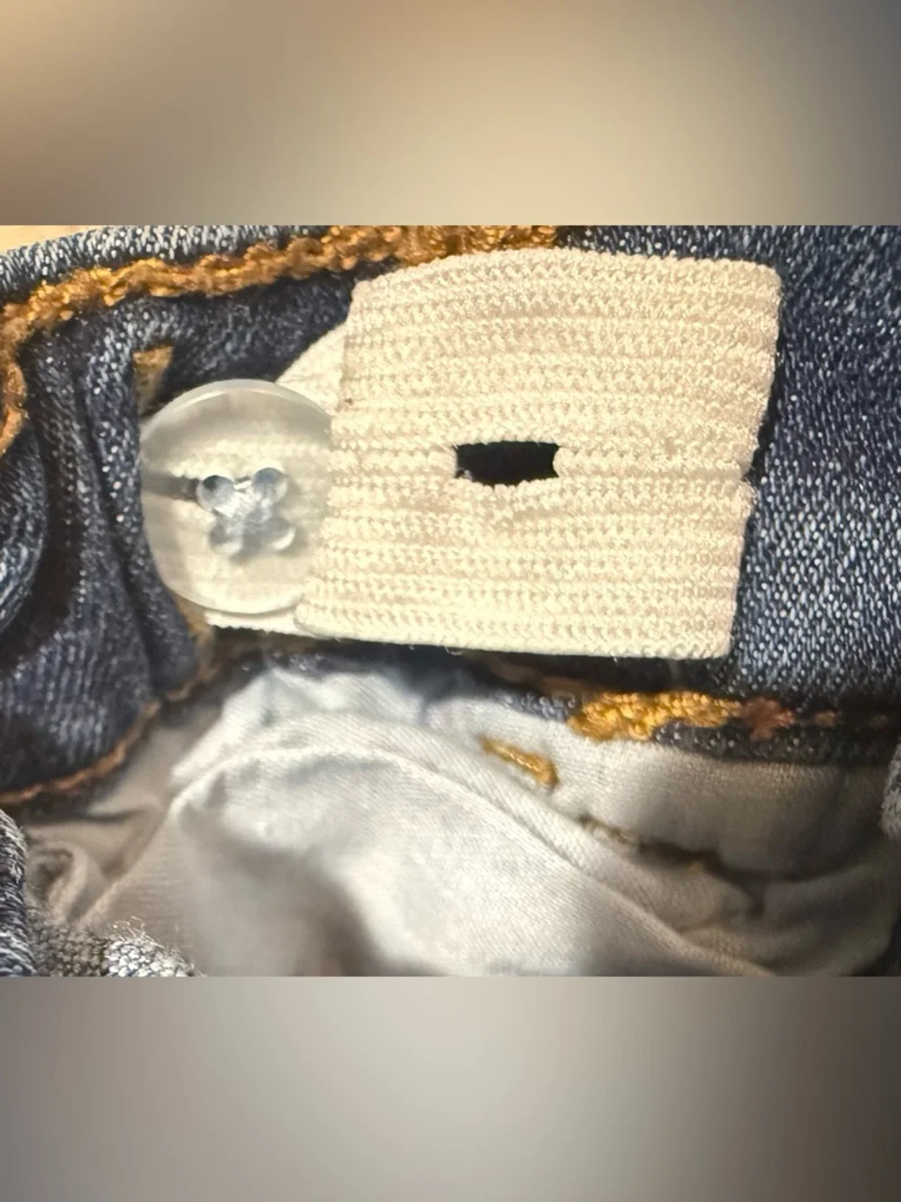 OshKosh B'gosh Dark Blue Snap Button-Fly Kids Jeans